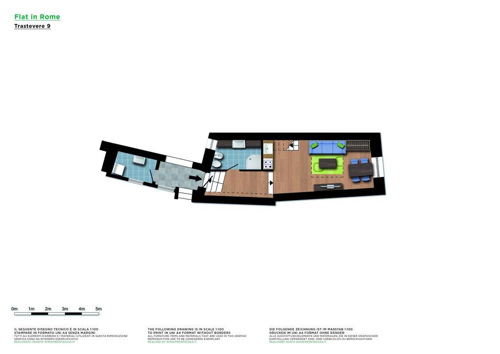 Appartamento Flatinrome Trastevere 9 *